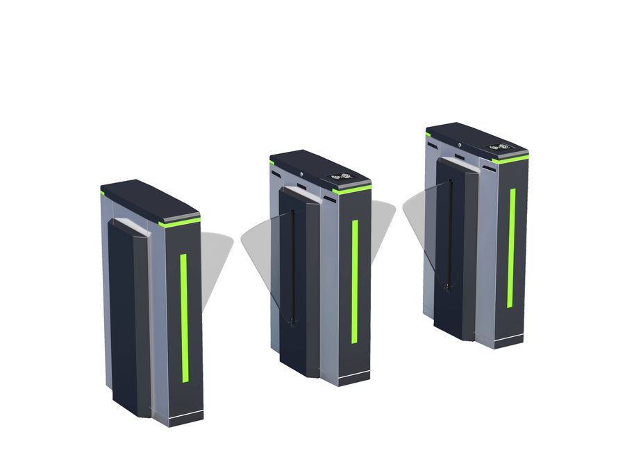 Keyable KFB600 pedestrian entrance barrier
