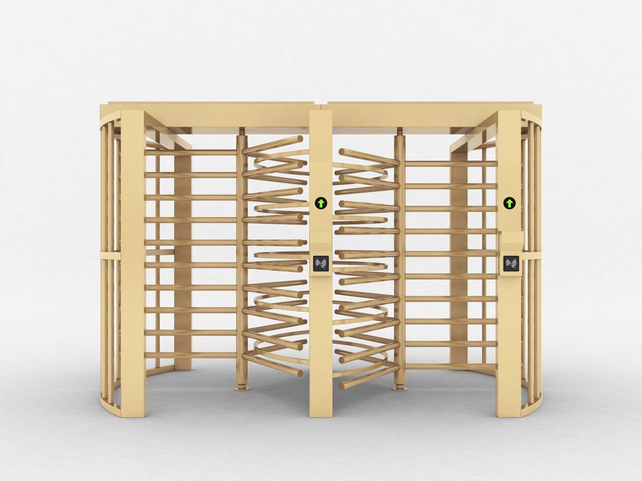 Keyable KFH2515-G pedestrian entrance barrier