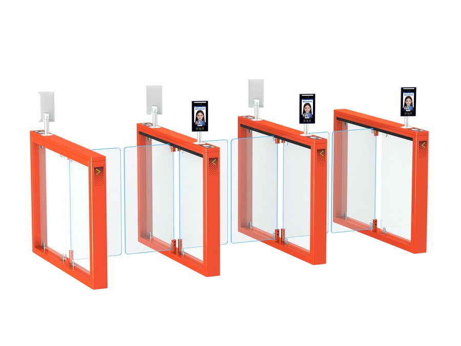 Keyable KSB1412-R pedestrian entrance barrier