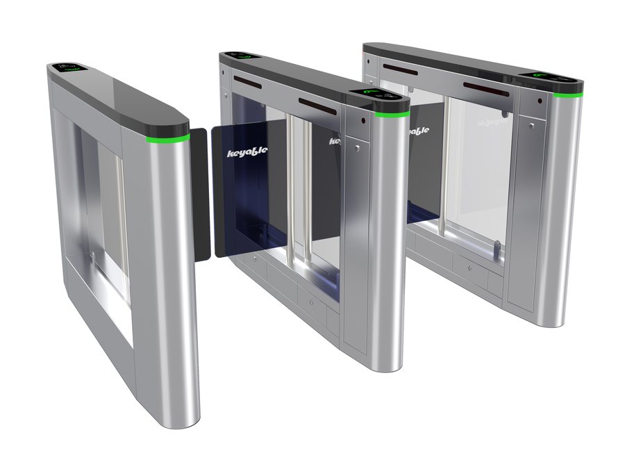 Keyable KSB1518-BS pedestrian entrance barrier