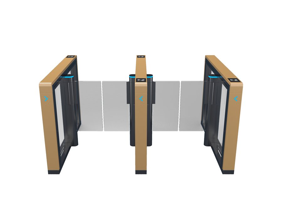 Keyable KSP1412YT-BG pedestrian entrance barrier