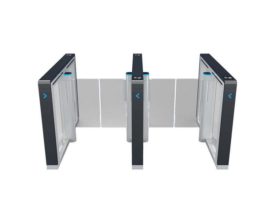 Keyable KSP1412YT-WB pedestrian entrance barrier