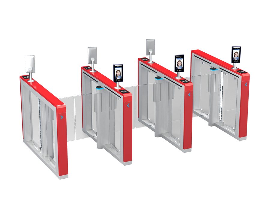 Keyable KSP1412YT-WG pedestrian entrance barrier