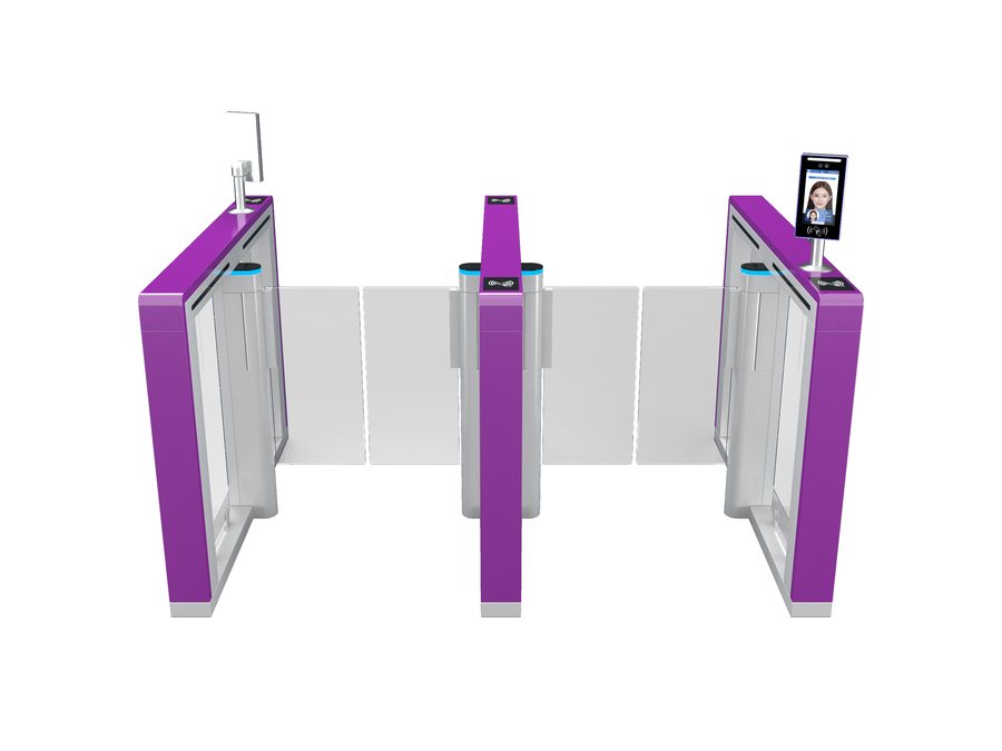 Keyable KSP1412YT-WP pedestrian entrance barrier