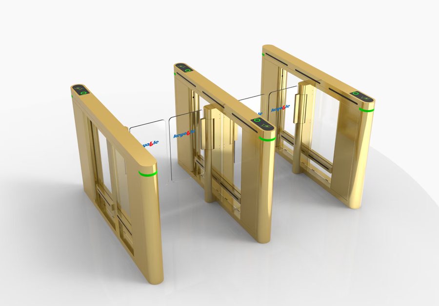 Keyable KSP1512E-G pedestrian entrance barrier
